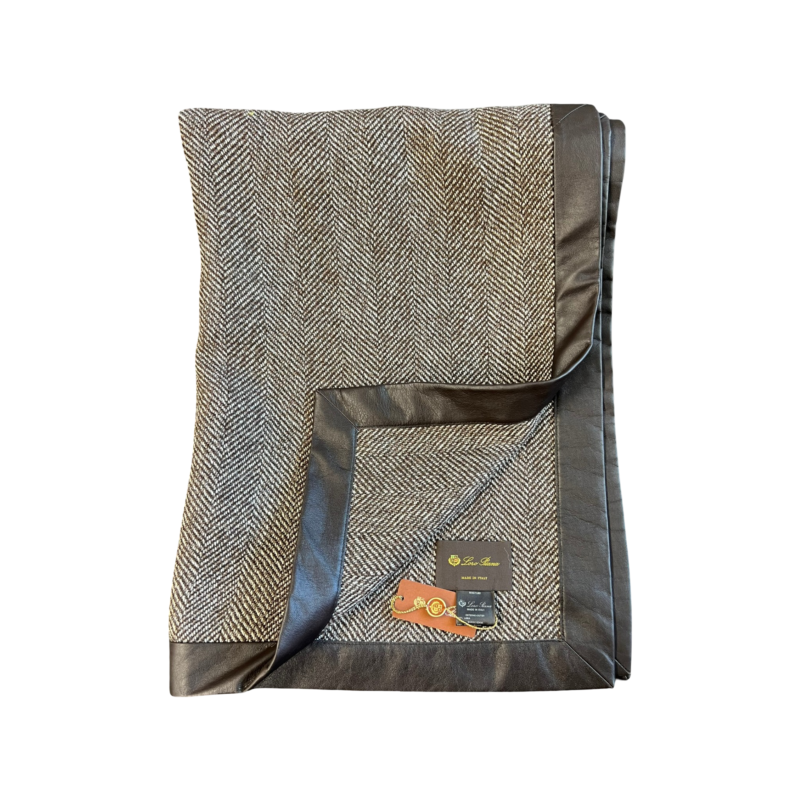 Loro Piana – Plaid Lama bordato