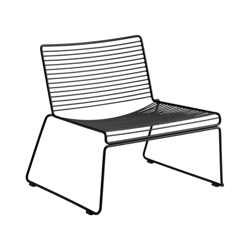 HAY Hee Lounge Chair Schwarz
