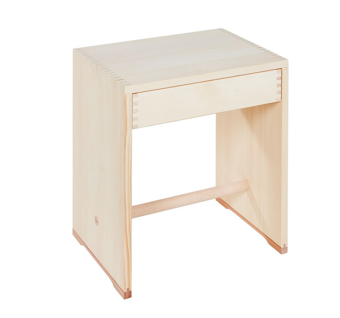 Wb Form, Ulmer Hocker Mit Schublade